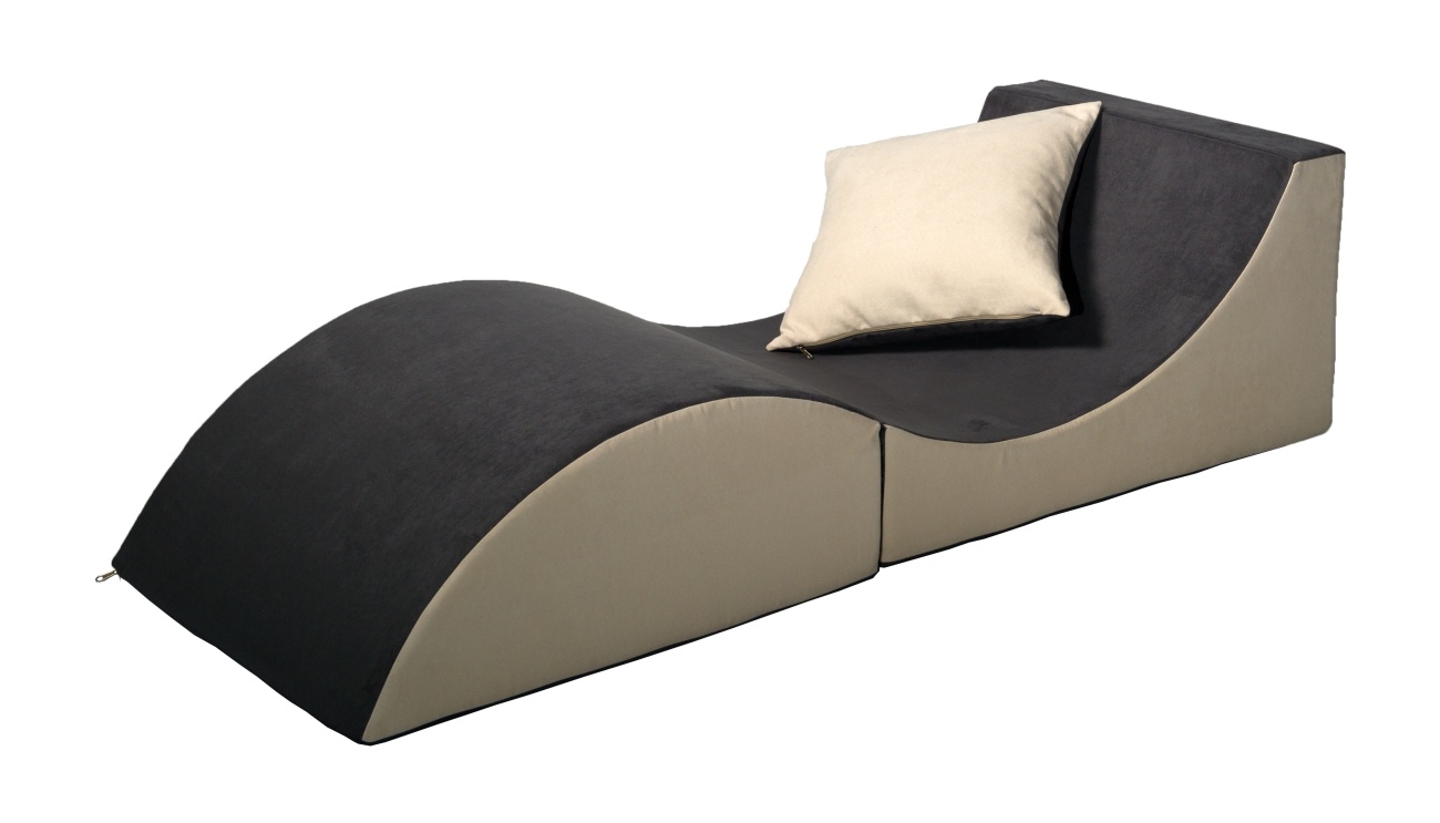 Tumbona relajante sofá relax sillón relajante cubo de asiento taburete mesa de centro mesa auxiliar - Imagen 24 de 25