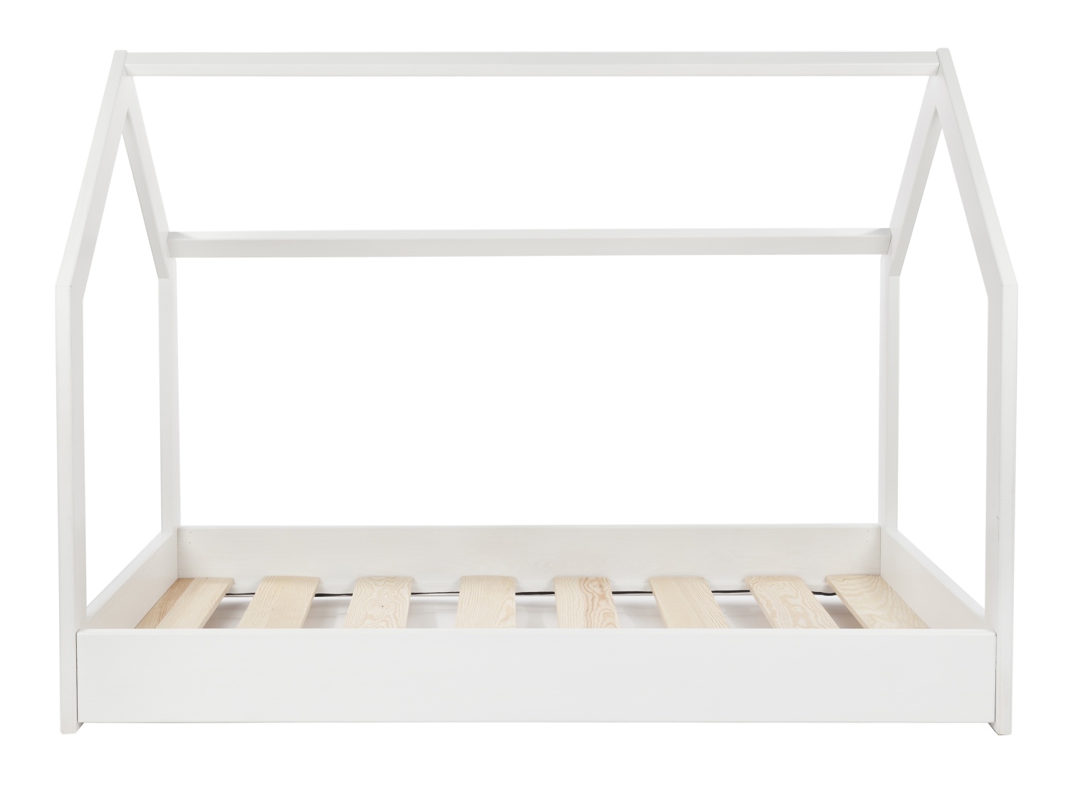 Wooden bed, Scandinavian style, modern, kids bed, home bed, 160x80 - Picture 9 of 12