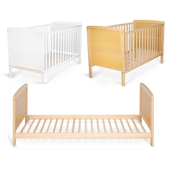 Koala bed, 2 in 1 bed, cot bed, junior, baby cot/junior, barriers,wooden, 140x70